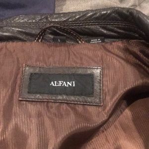 Men's ALFANI leather jacket